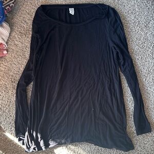 Old Navy Black Long Sleeve Blouse